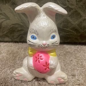 Vintage Handmade ceramic Easter Bunny